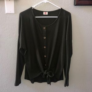 Army Green Button Up Shirt